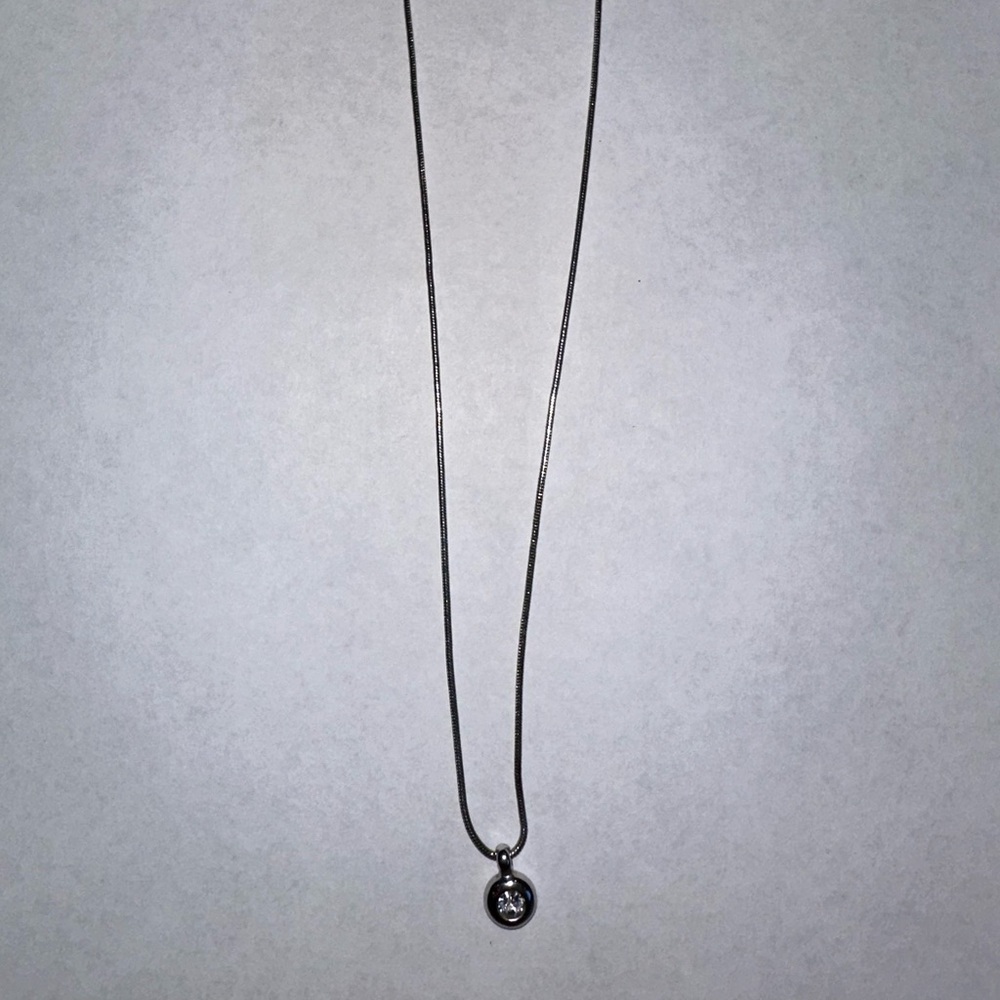 Swarovski Silver Necklace with Pendant
